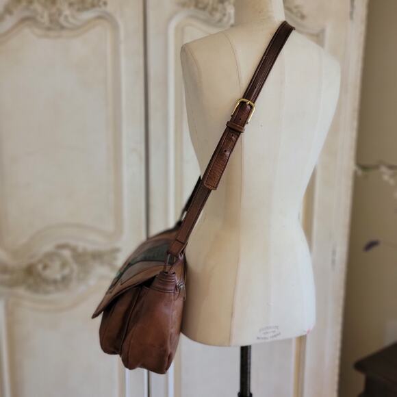 Hippie 1970s Crossbody Genuine Leathers Versatile, Unique - Picture 9 of 9